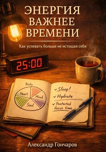 Книга Александр Гончаров Энергия важнее времени. Как успевать больше не истощая себя
